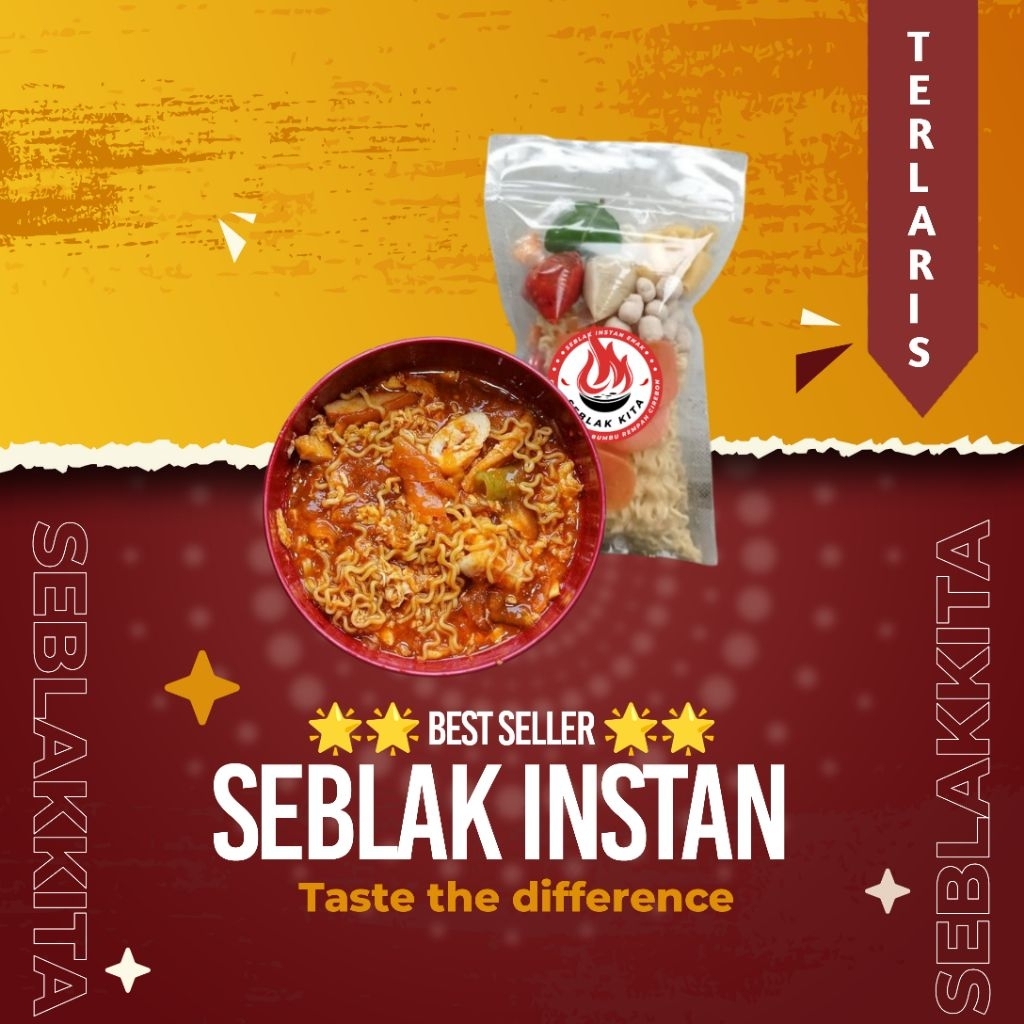 

Seblak Instan Viral Bumbu Rempah Khas Cirebon, muantep pool - seblakkita