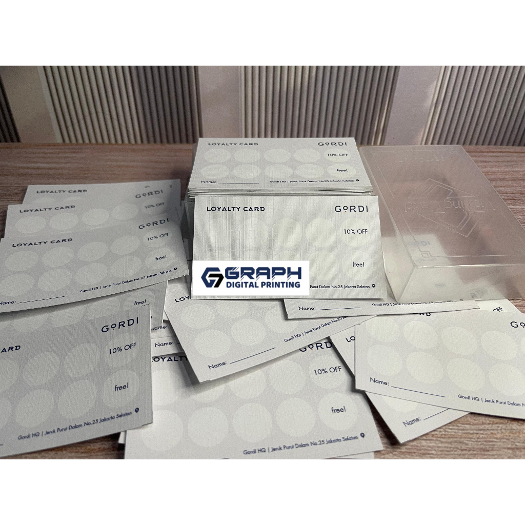 

Loyalty Card / Member Card / Poin Card / Stamp Card