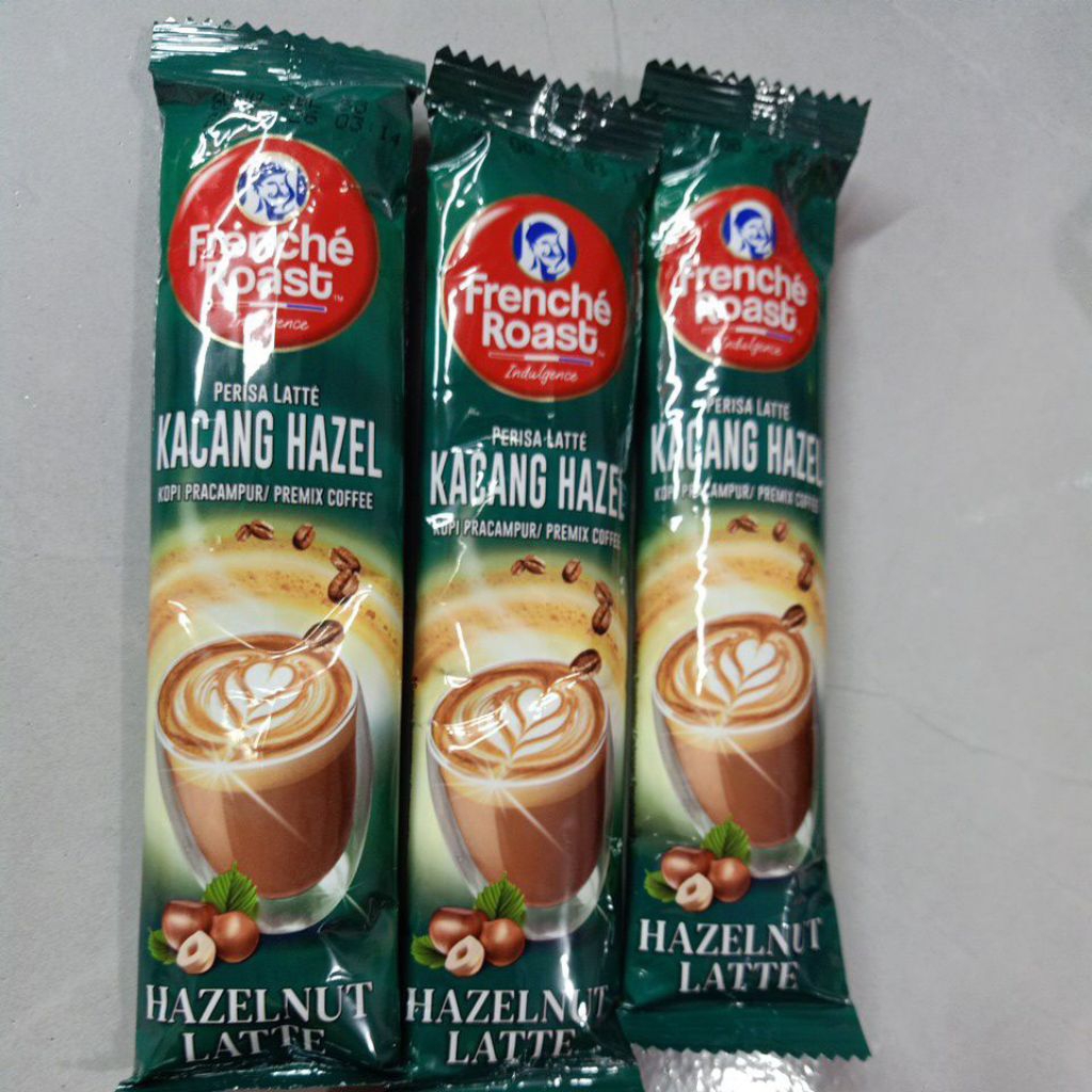 

ECER MINUMAN SACHET KOPI FRENCHE ROAST HAZELNUT