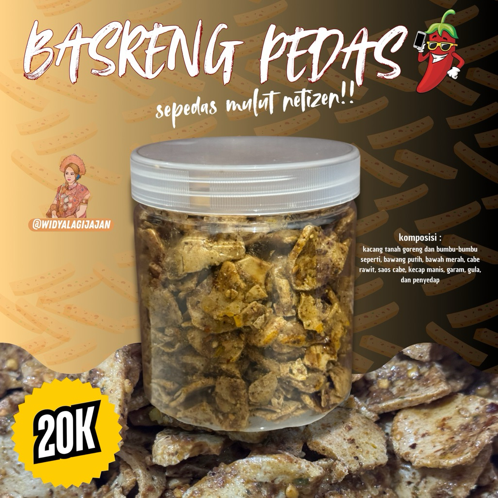 

BASRENG PEDAS KEMASAN TOPLES By Widyalagijajan