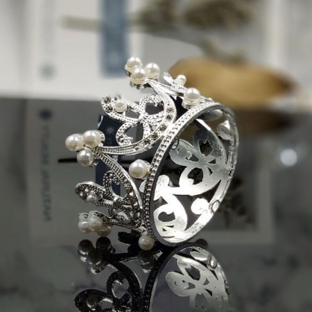 

mahkota tambahan buket pita satin