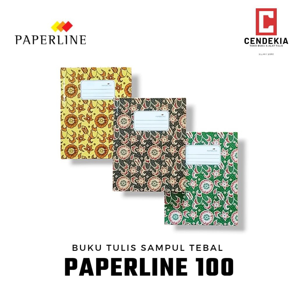 

BUKU TULIS HARD CAVER PAPERLINE 100 LEMBAR