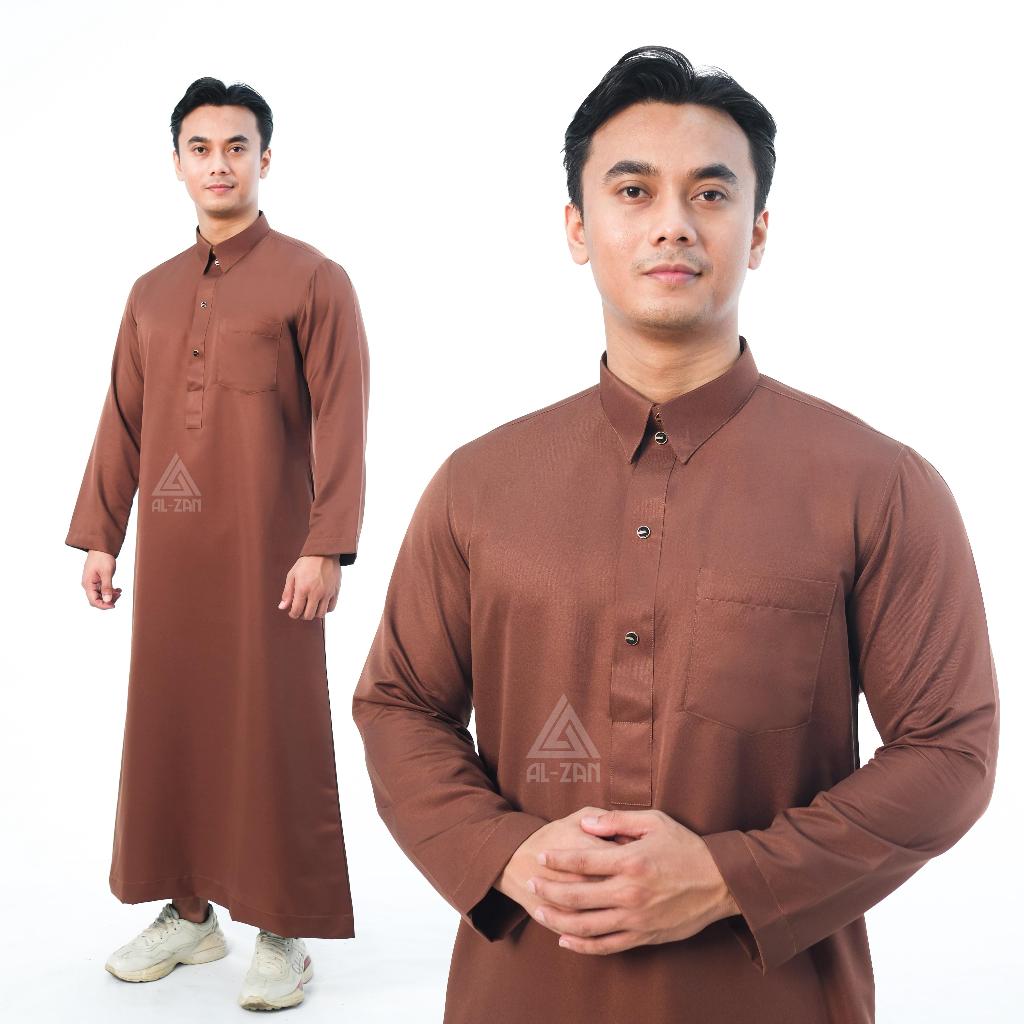 SALE JUBAH SLIMFIT ATQIA JUBAH GAMIS PRIA MUSLIM SLIMFIT JUBAH GAMIS PRIA LENGAN PANJANG BORDIR