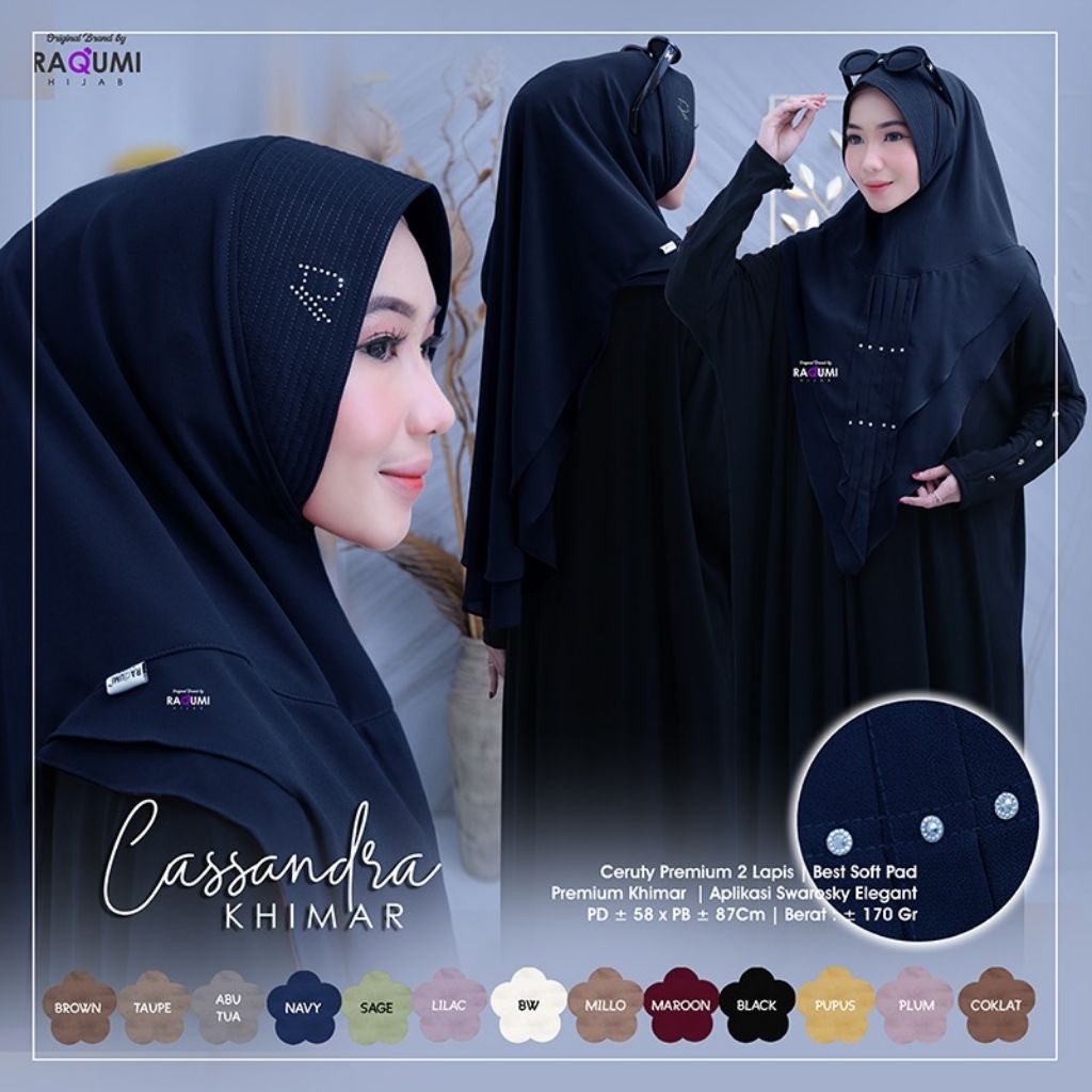 CASSANDRA KHIMAR ORI RAQUMI HIJAB
