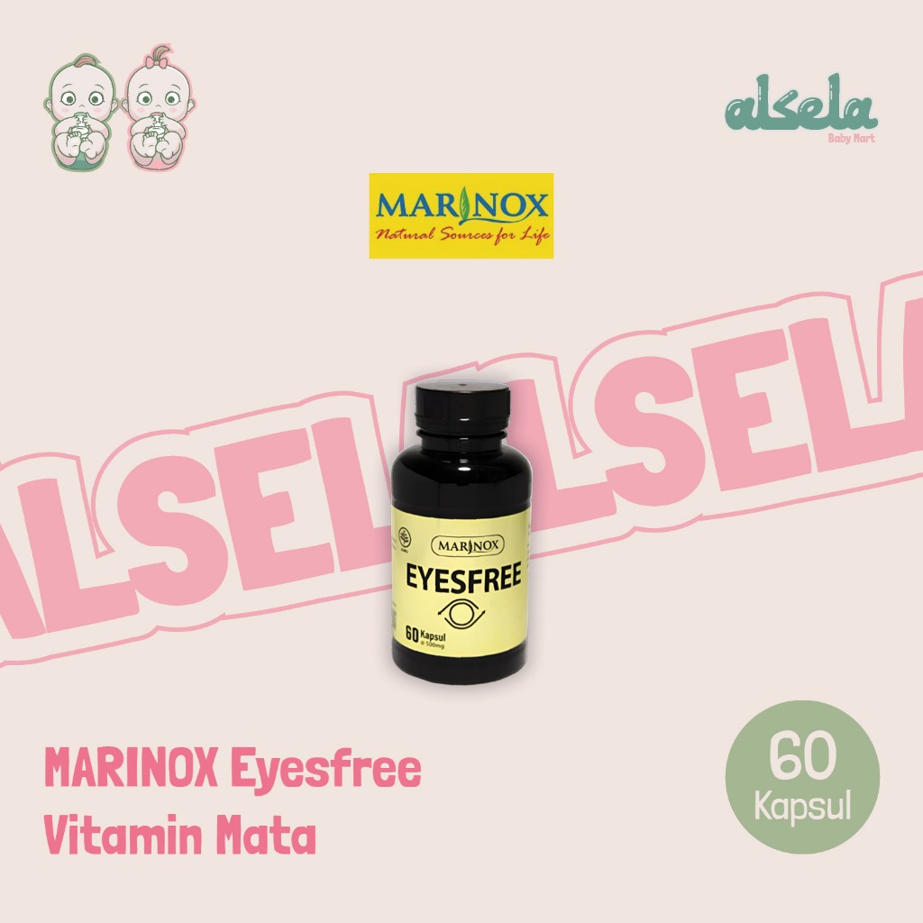 Marinox Eyesfree 60 Cap Suplemen Vitamin Kesehatan Mata Lelah Minus Cegah Katarak Ekstrak Bilberry