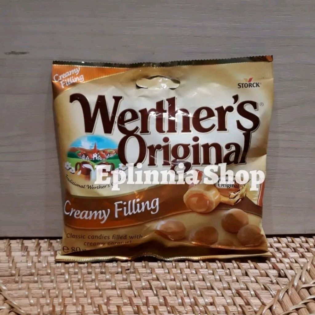

Storck Werther's Original Creamy Felling 80 gr - Permen Isi Krim Caramel