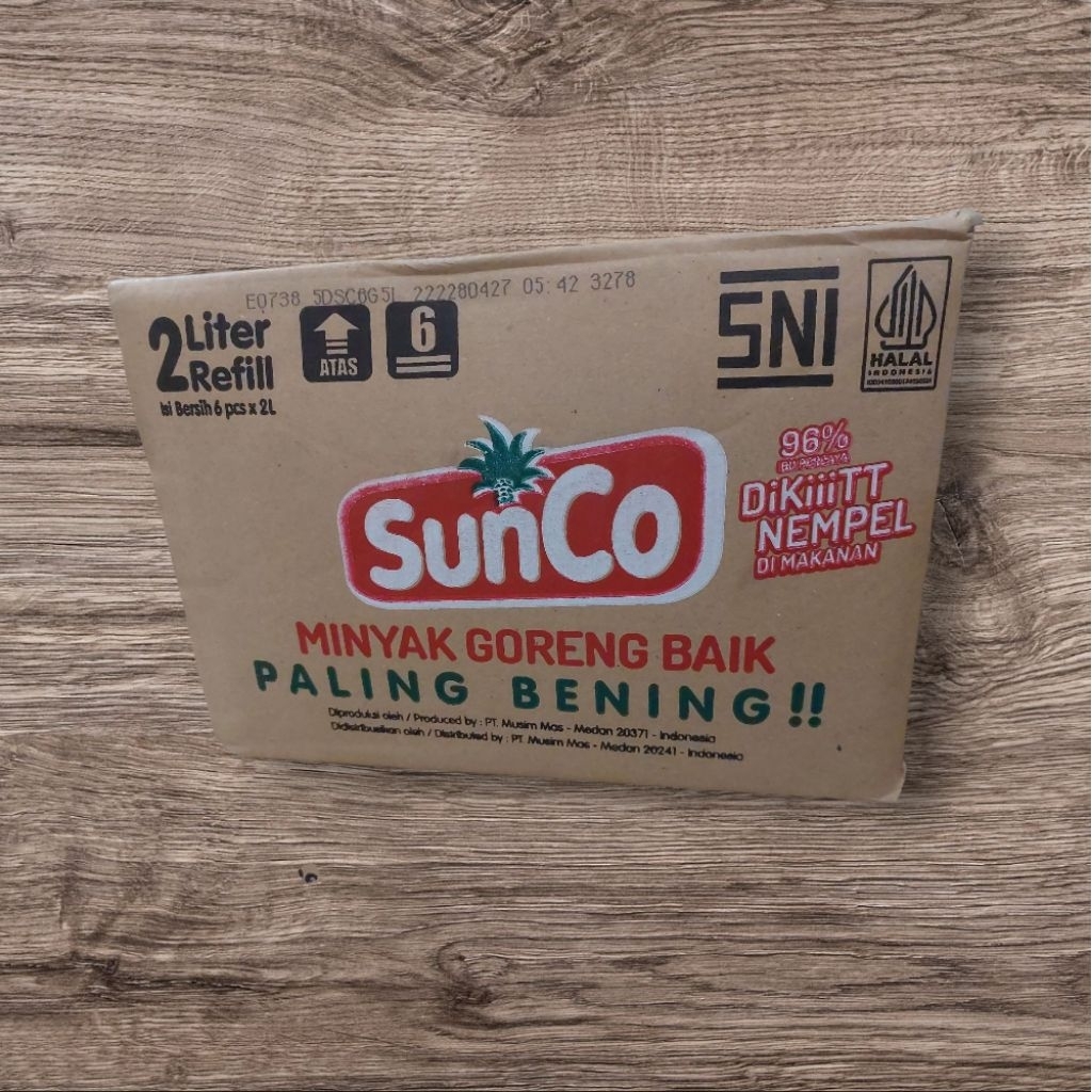 

minyak goren sunco MURAH (perkotak)