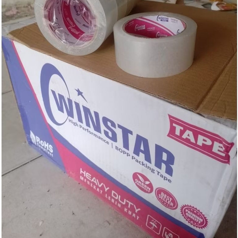 

1 Dus (72biji) Lakban Winstar 45mm x 90 yard