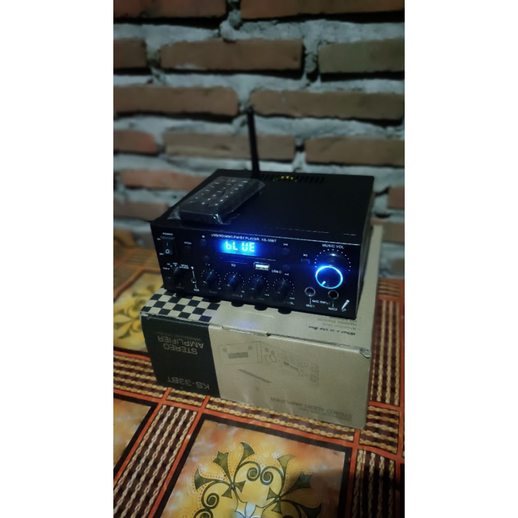 Kerndy Bluetooth EQ Audio Amplifier Home teather Fm 1000W KS 33BT