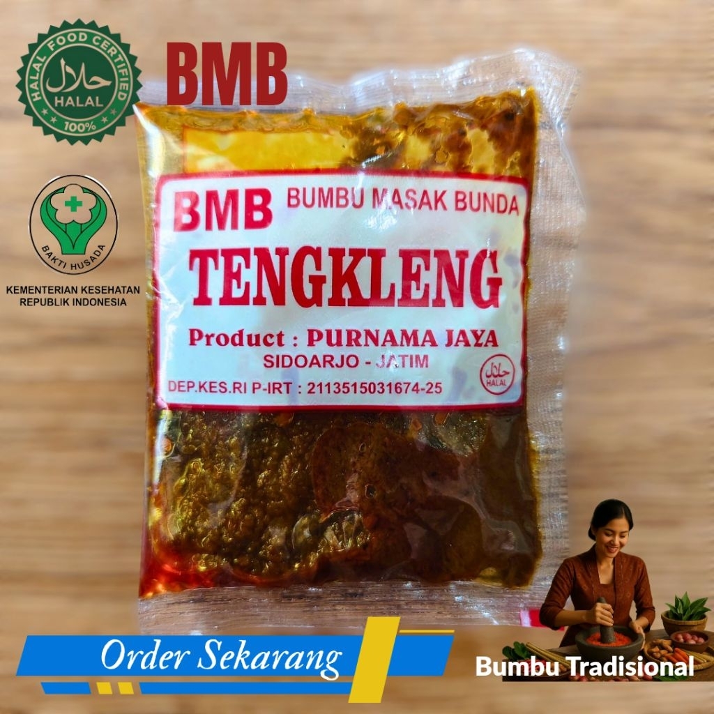 

BMB / BUMBU TENGKLENG / BUMBU MASAK BUNDA / BUMBU MASAK INSTAN
