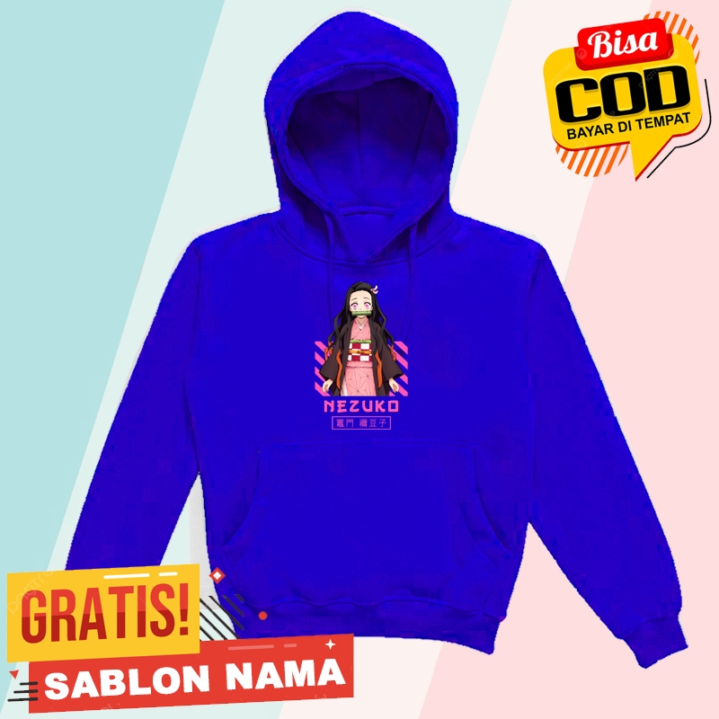 Hoodie Anak Nezuko Demon Slayer / Jaket Anak Laki Laki & Perempuan Nezuko Demon Slayer
