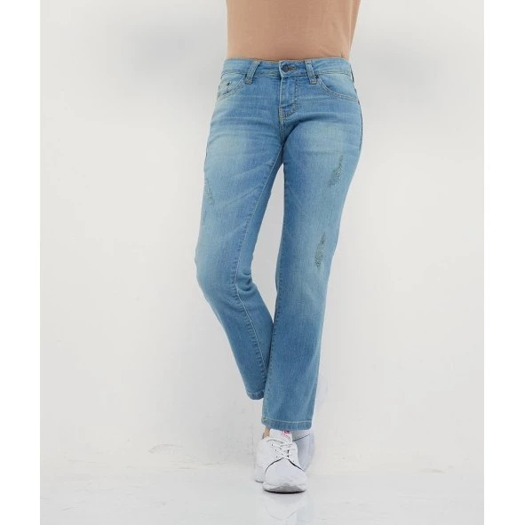 DUST ORIGINAL. 31268 CELANA BASIC RIPPED JEANS WANITA. NEW WITH TAG