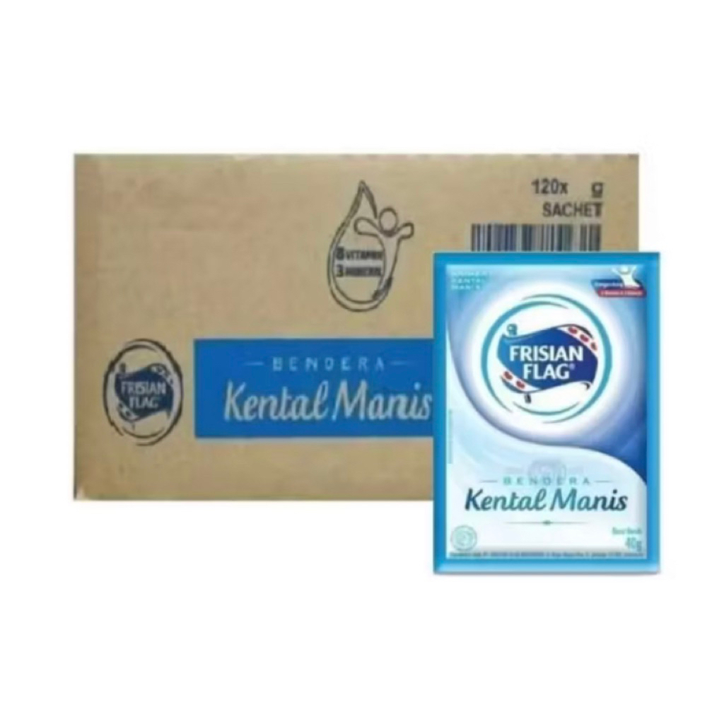 

Susu Bendera Kental Manis Frisian Flag 38gr [1 Dus/120 Sachet]