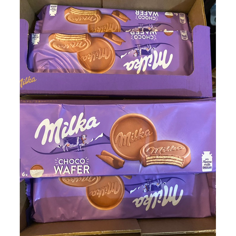 [oddsolshop] pekanbaru/Milka Choco Wafer 180GR Biskuit Lapis Cokelat Chocolate Biscuit Coklat
