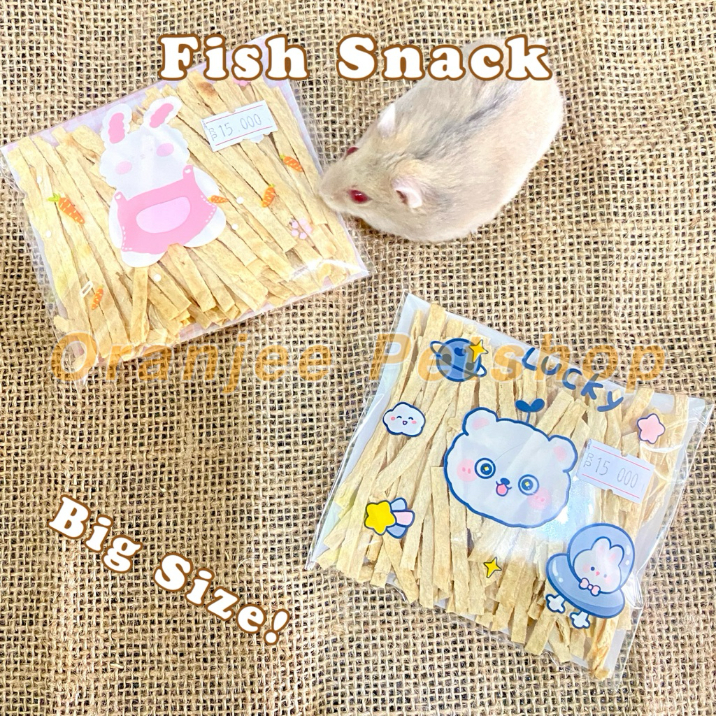 

Fish Snack Big Size Snack Makanan Hamster Sugar Glider