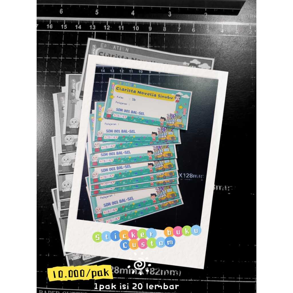 

STICKER BUKU CUSTOM NAMA (20 lembar)