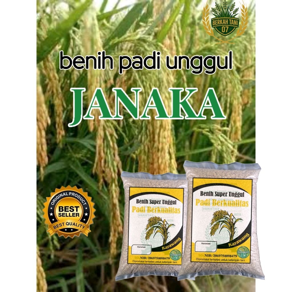 BENIH PADI JANAKA GENJAH SUPER UNGGUL 5kg