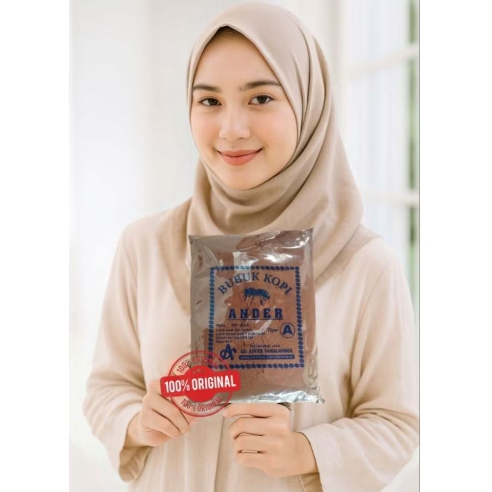 

500 gram bubuk kopi halus Cap Ander