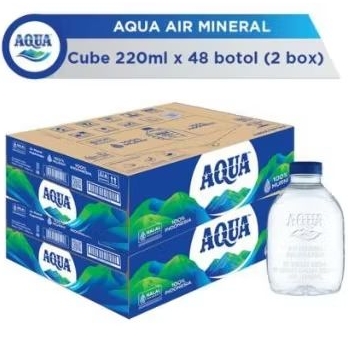

AQUA cube 220ml x 24 botol (2 box)
