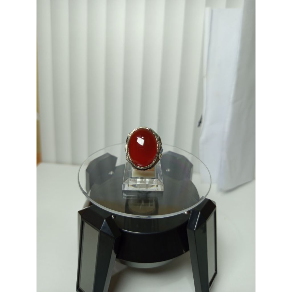 CINCIN BATU AKIK RED RAFLESIA BENGKULU