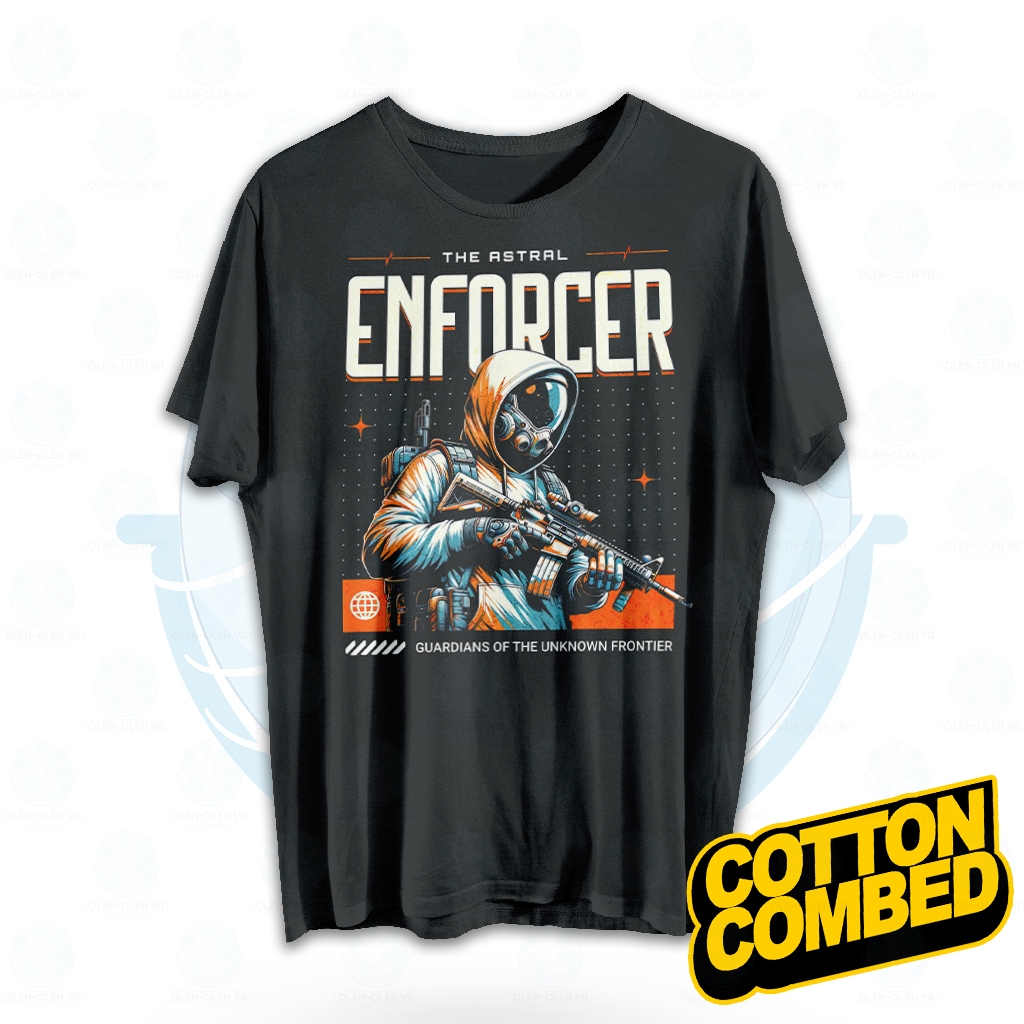 Oleh Oleh YA T-Shirt Dewasa Pria Wanita The Astral Enforcer Guardians – Kaos Unisex O2Y-GTS186