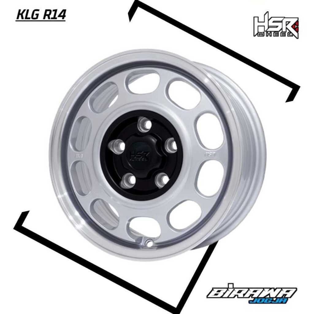 Velg Hsr Wheel KLG R14 Pcd 5x114,3 Bisa Grandmax Kuda Carry Ring 14 HSR KLG