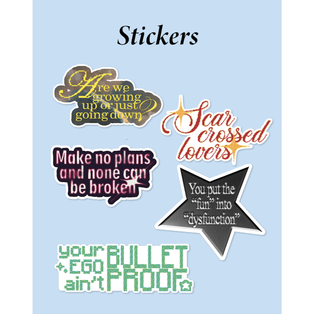 

Sticker Lirik #1 - Fall Out Boy, No Na