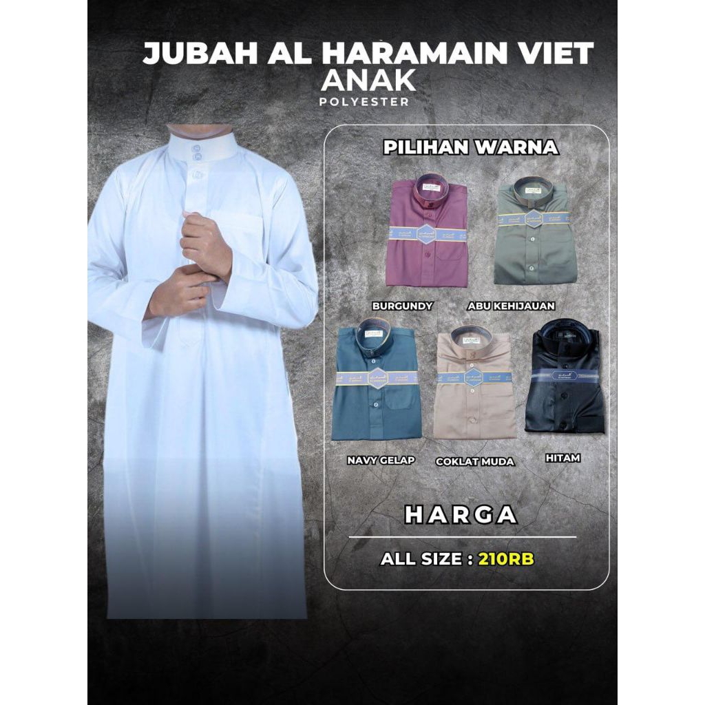 Jubah Al Haramain Viet Anak Jubah Anak Al Haramain