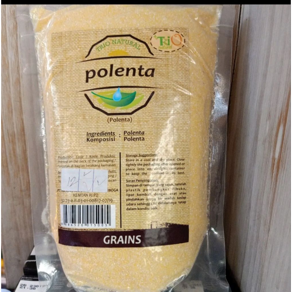 

trio natural polenta coarse 500gr grains