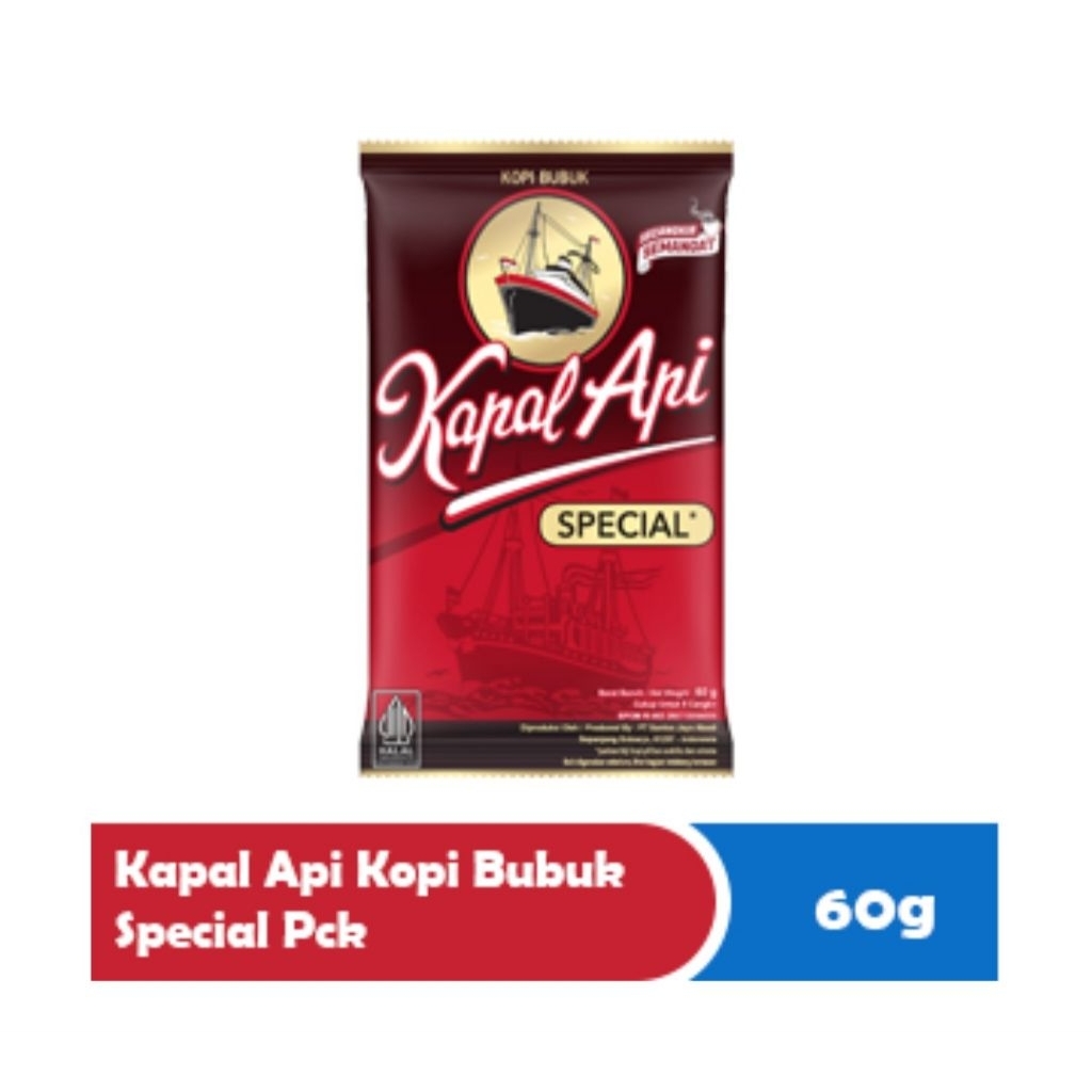 

Kapal Api Kopi Bubuk Instan Special 60 gr