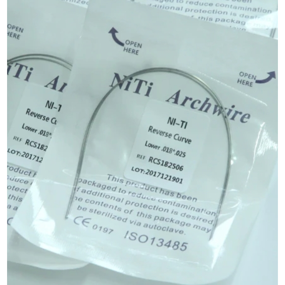 300pcs-Kursi goyang ortodontik gigi kawat bahan ortodontik kursi goyang kawat persegi