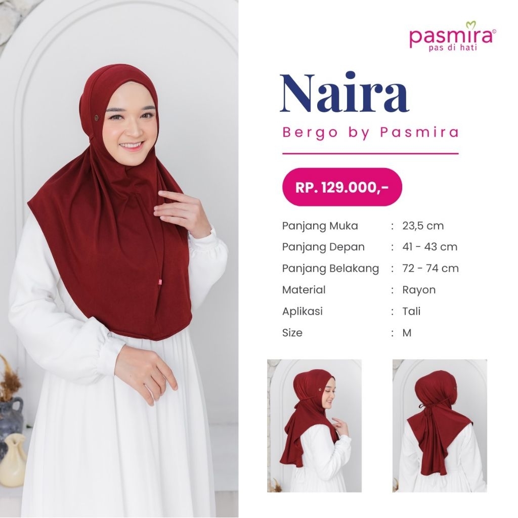 Pasmira Hijab Bergo NAIRA