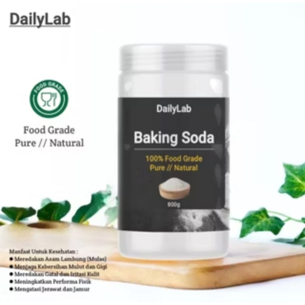 

Dailylab - Baking Soda 100% food grade pure / Natural Untuk Kesehatan.