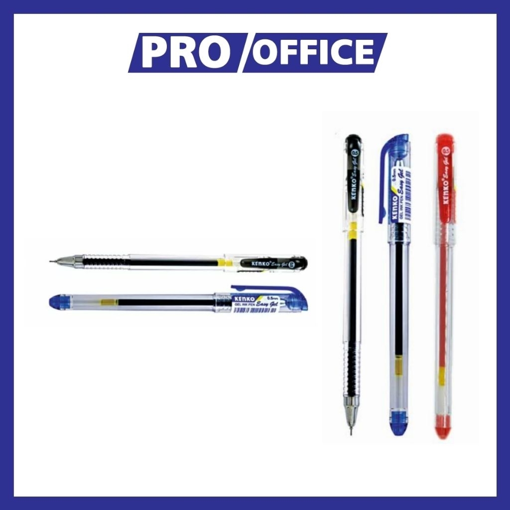 

ProOffice-Pulpen Gel KENKO Easy Gel 0.5mm - Box 12pcs