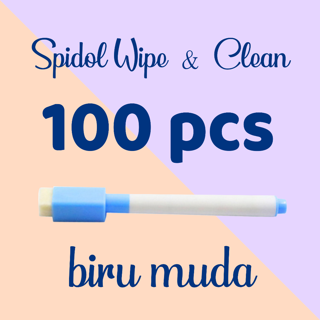 

[grosir 100 pcs] Spidol Wipe & Clean warna-Warni untuk anak-anak