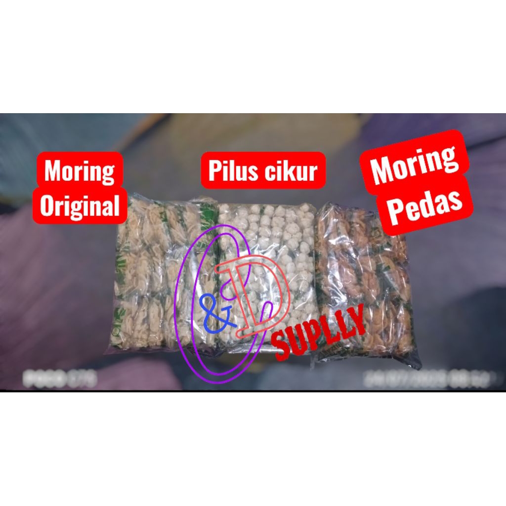 

pilus dan moring mini original/ pedas kemasan (1 pack isi 20 pcs)
