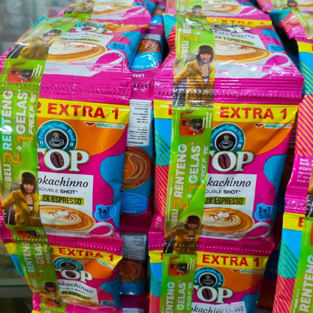 

Top White Coffee Top Mokachinno Kopi Top Wings Foods