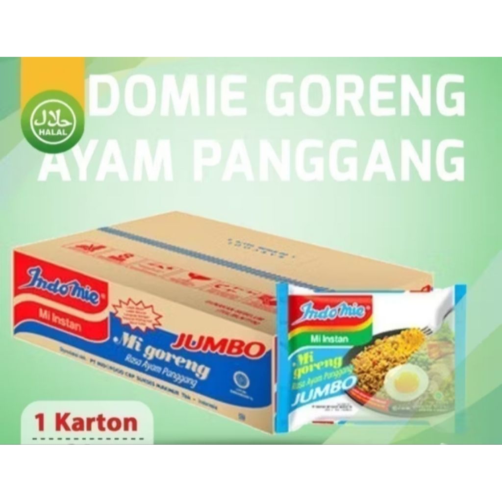 

Ygshop17 Indomie Goreng Jumbo Ayam Panggang 127G.Isi 5Pcs