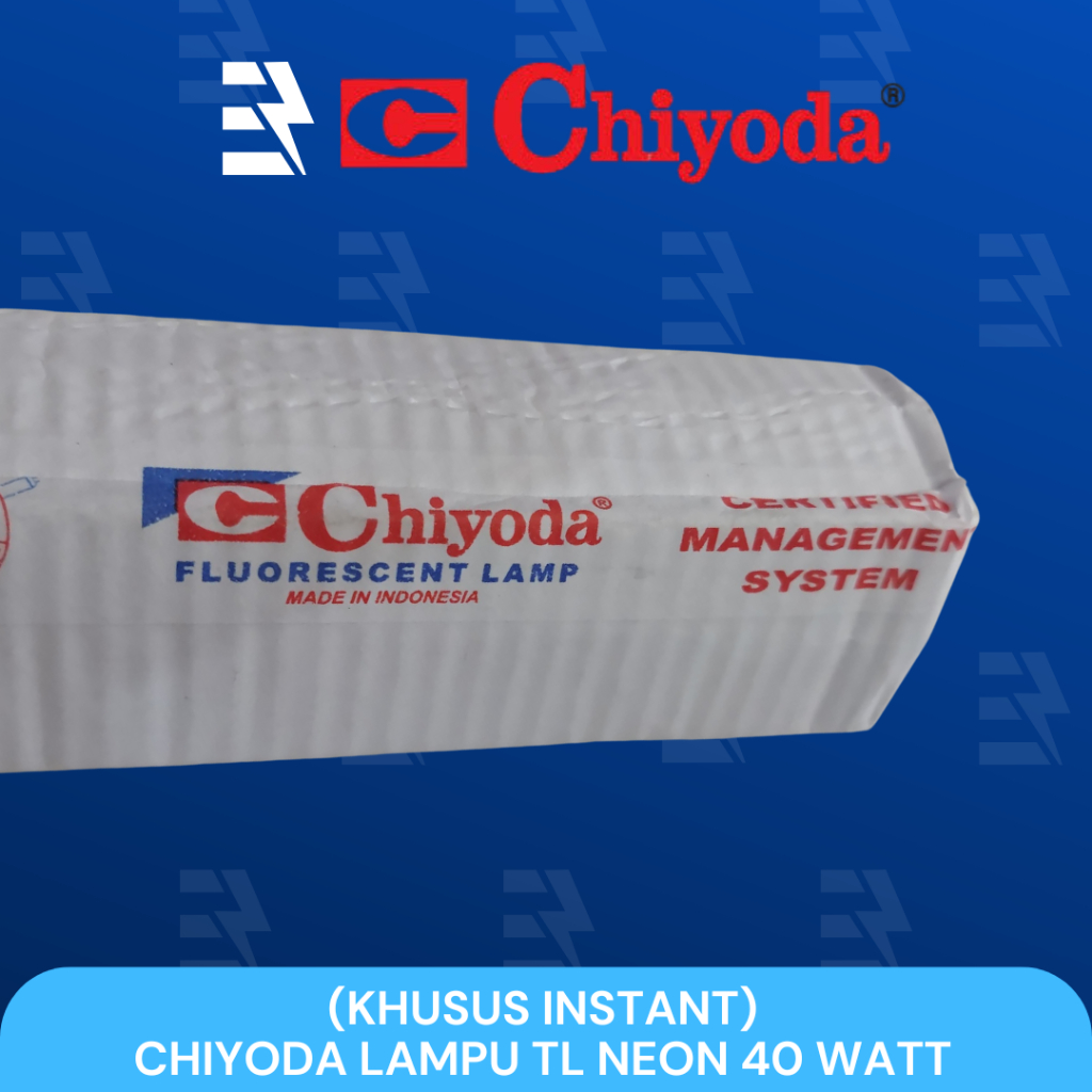 Keka'Store (Khusus T) Chiyoda Lampu Tl Neon 40 Watt Panjang 120 Cm Cahaya Putih