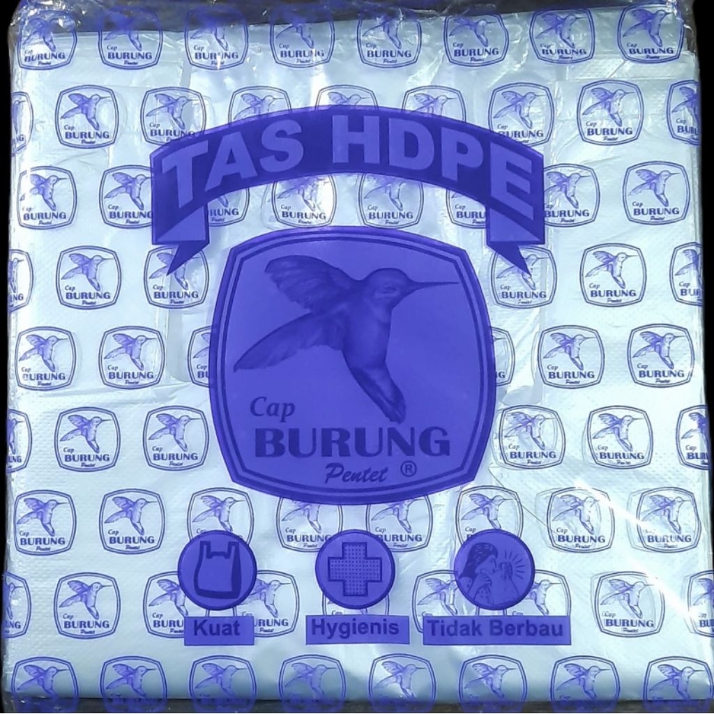 Plastik Cap Burung HDPE (Ukuran 21) isi 50 Lembar