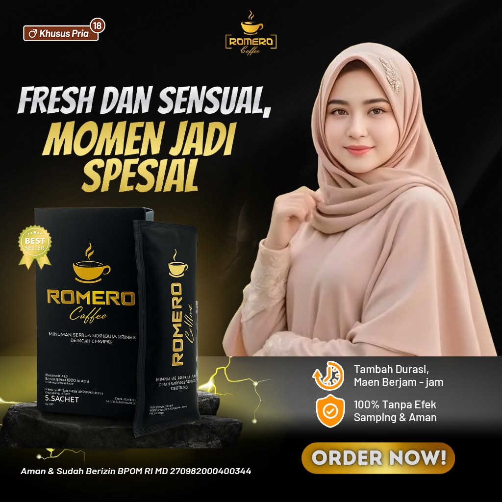 

Romero Coffee Minuman Kopi Extra Ginseng Penambah Stamina Pria Dewasa Kuat Tahan Lama Kopi Pria