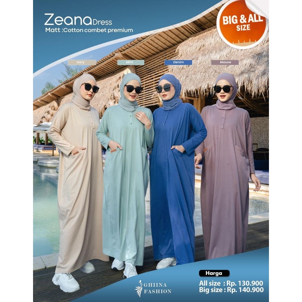 ZEANA DRESS BY GHINA FASHION