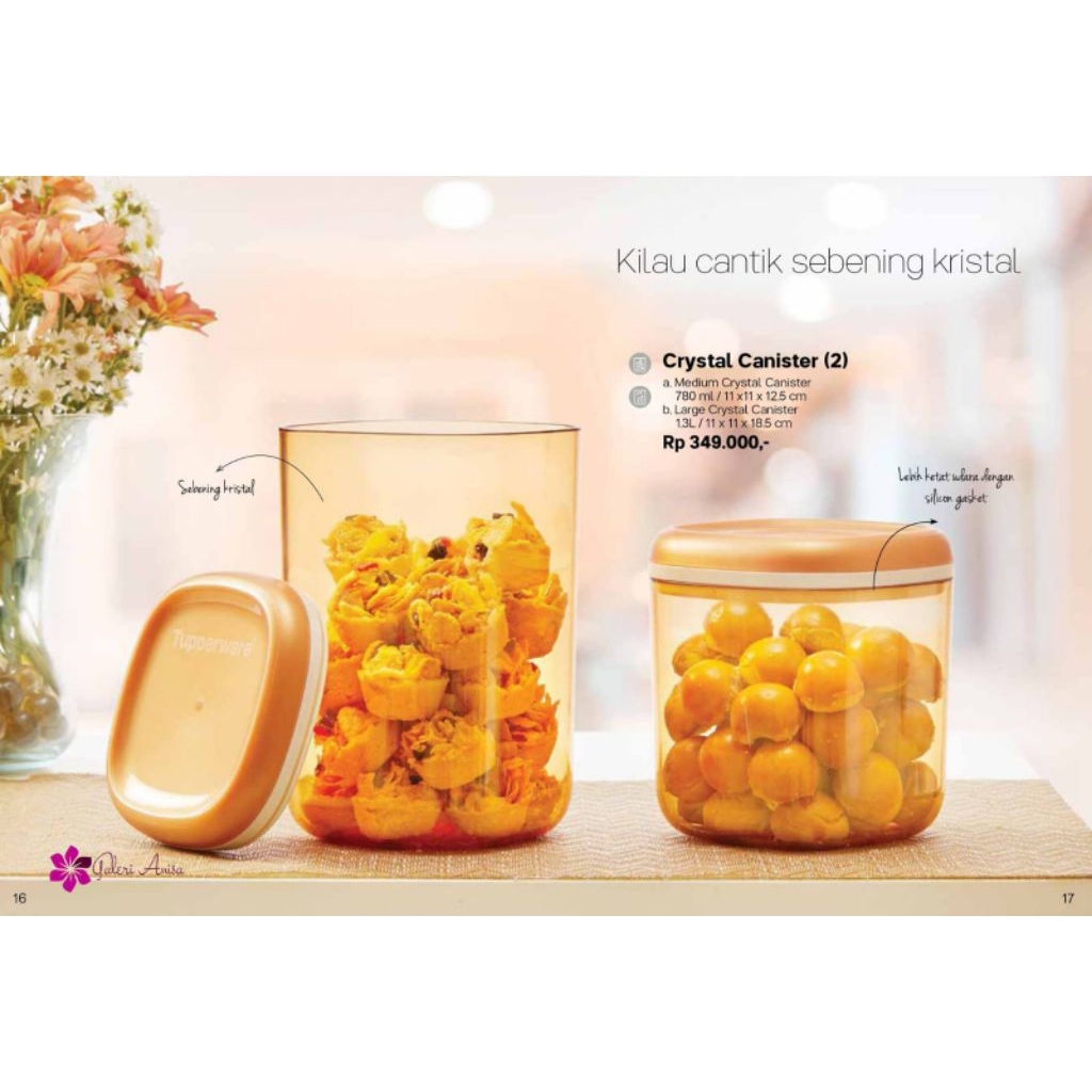 Crystal Canister Tupperware