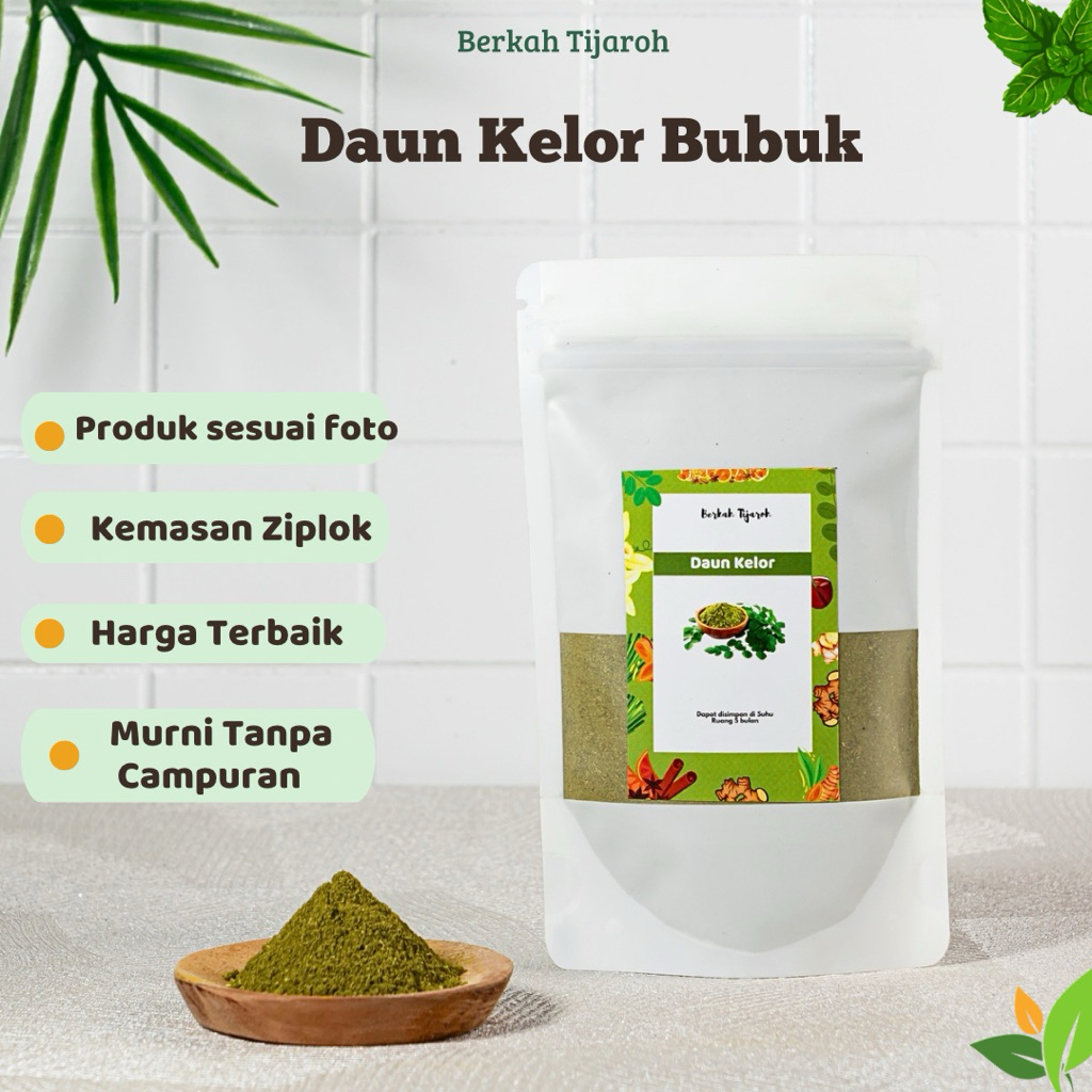 

100gr Daun Kelor Bubuk Murni / Rempah / JSR kualitas Bagus / Ground Moringa
