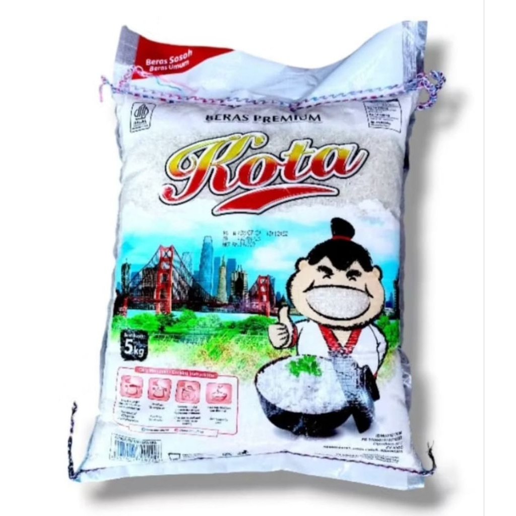 

Beras Kota Kemasan 5kg Beras Premium