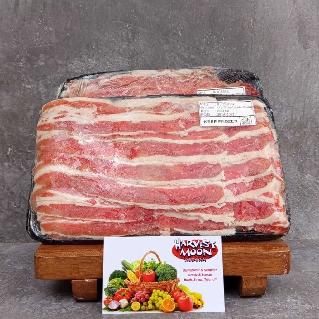 

HarvestMoon USA Beef Slice Shortplate Per Pack @500gr
