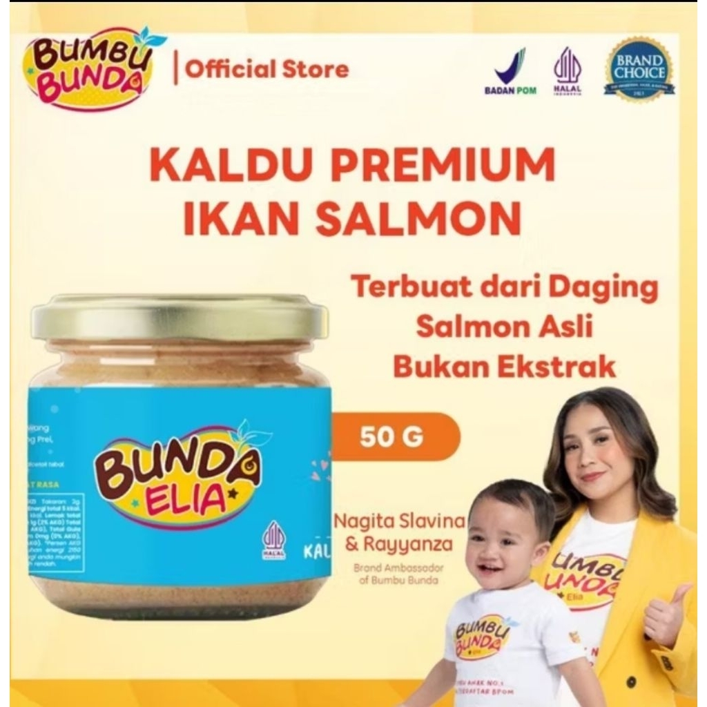 

Bumbu Bunda Elia kaldu Salmon Premium 50 gr