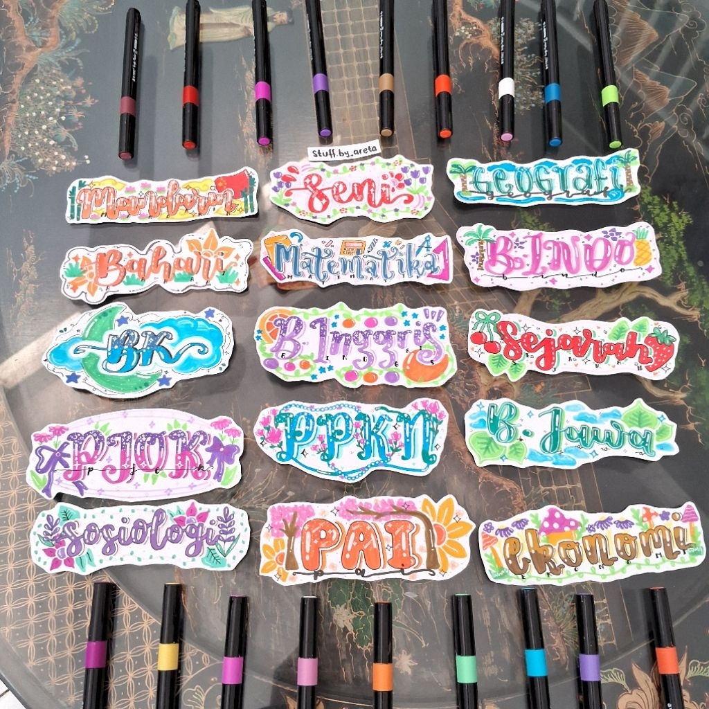 

[PO] Header Judul Catatan Lettering Aesthetic Ready BOLEH REQUEST DESAIN | Pengerjaan tergantung Pesanan! ☝️