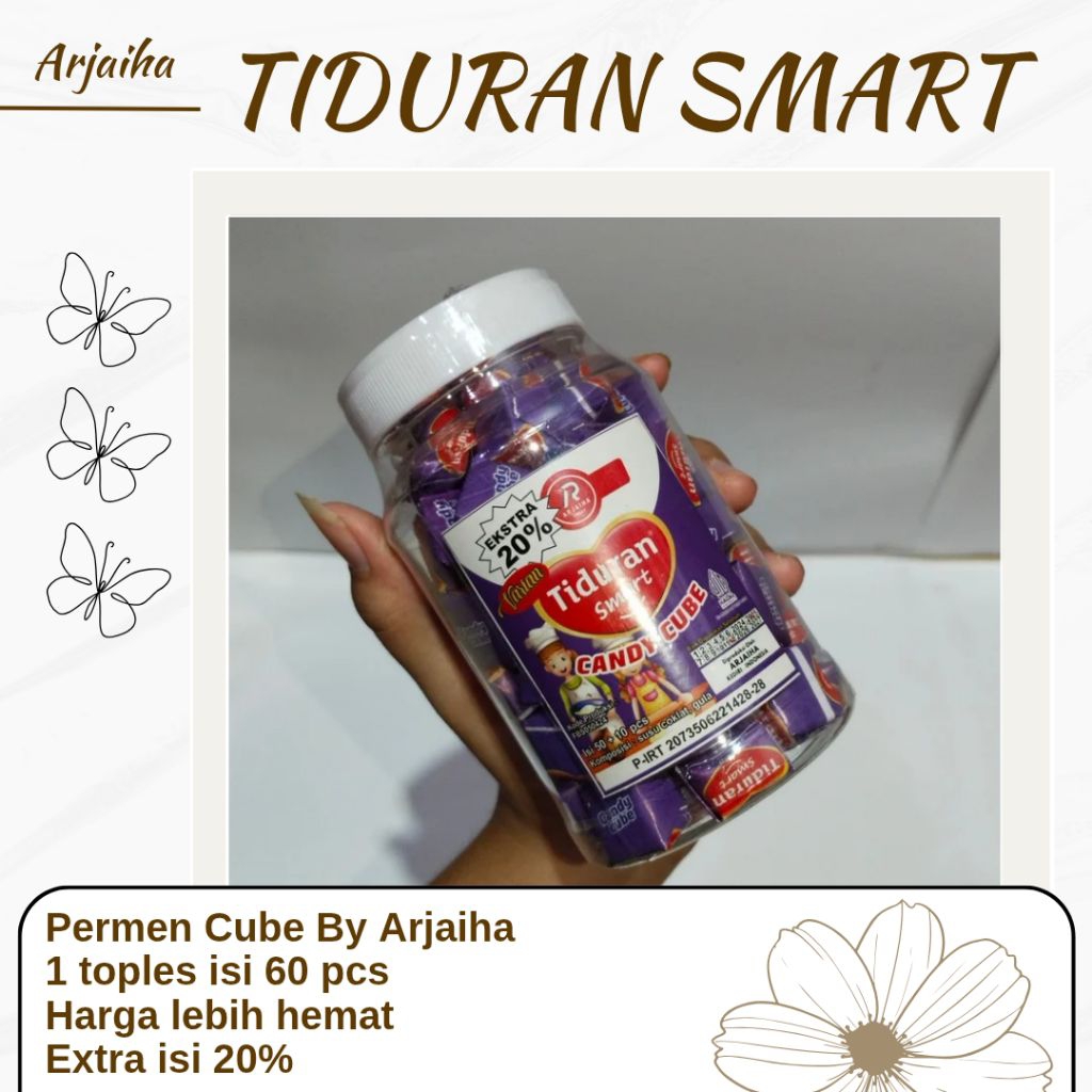 

PERMEN CANDY CUBE TIDURAN SMART ISI 60 PCS