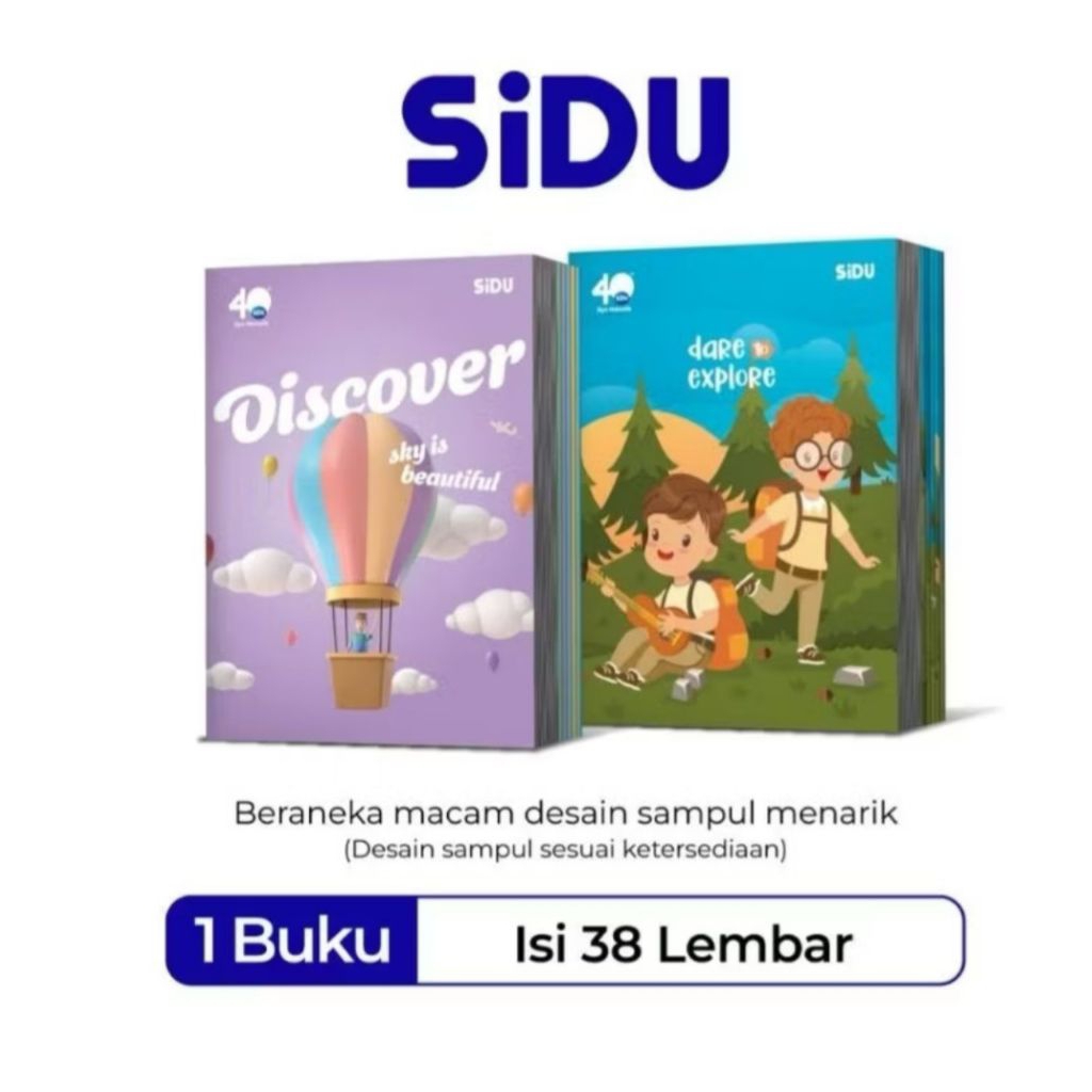 

BUKU SIDU 38 LEMBAR | 1 PACK ISI 10 BUKU